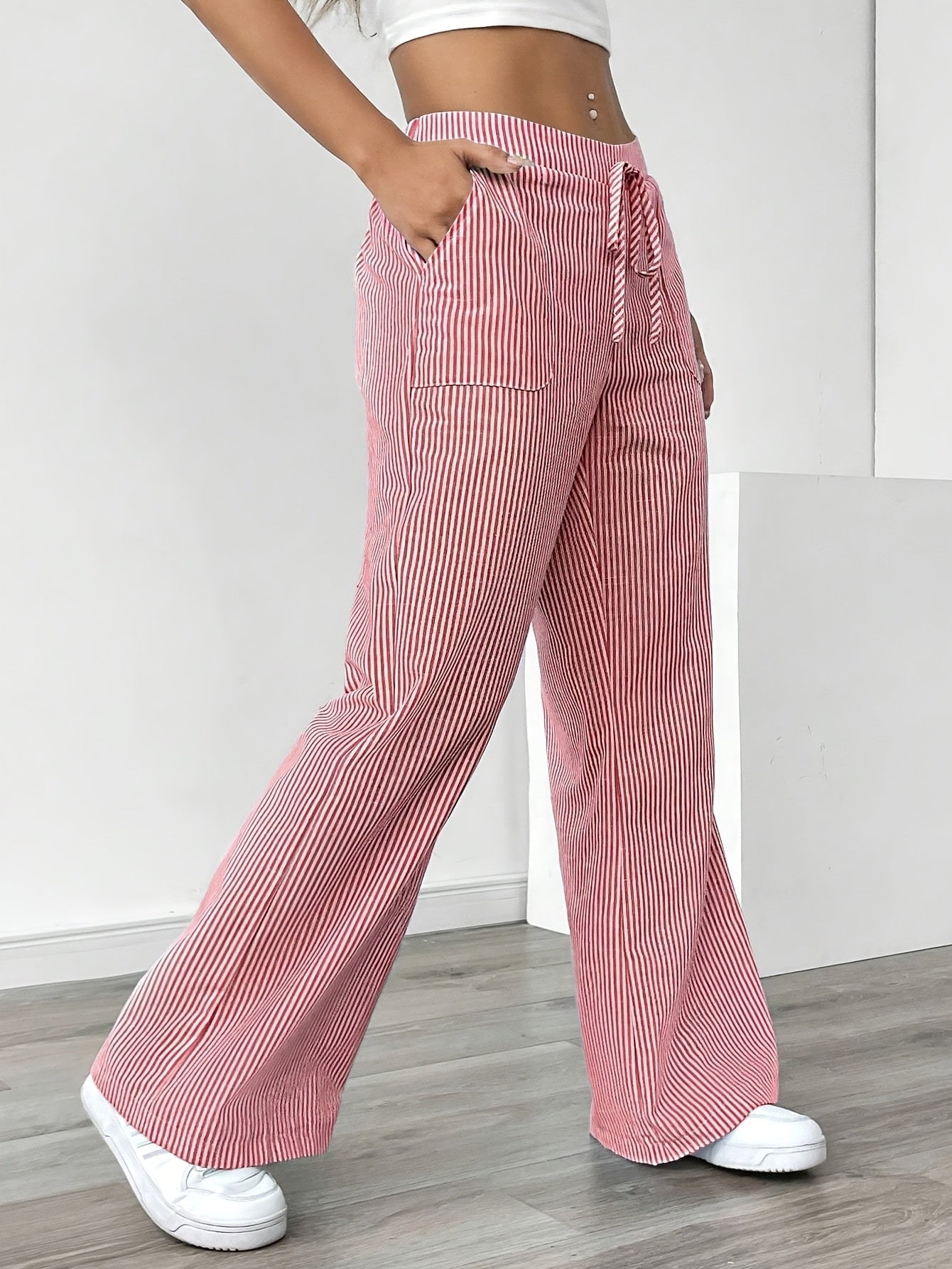 Gulia™ | Casual Dame Sommerbukse med Vide Ben